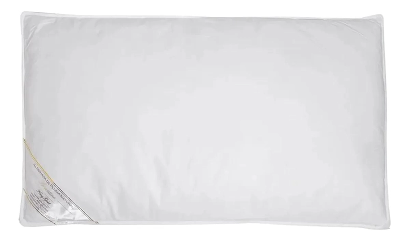 ALMOHADA RECTANGULAR CON RELLENO DE PLUMAS DE PATO 50X90 CM - 1