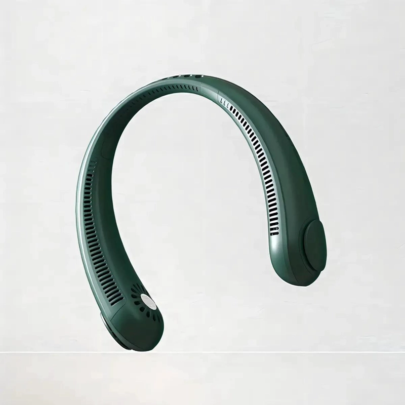 VENTILADOR PORTATIL AJUSTABLE PARA CUELLO USB BLANCO - 3