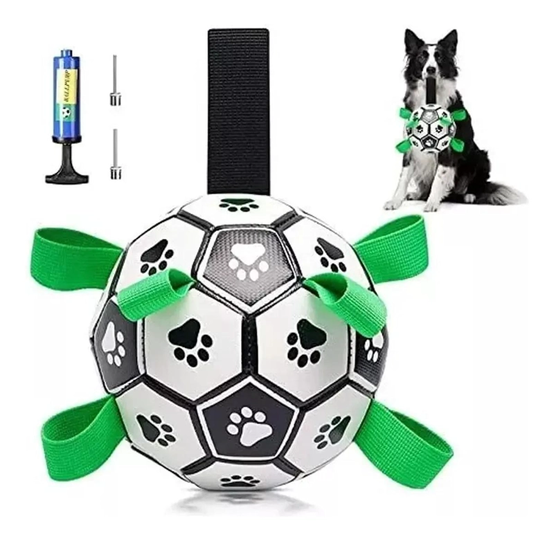 PELOTA INTERACTIVA PARA PERROS CON AGARRE Y FLOTANTE - 1