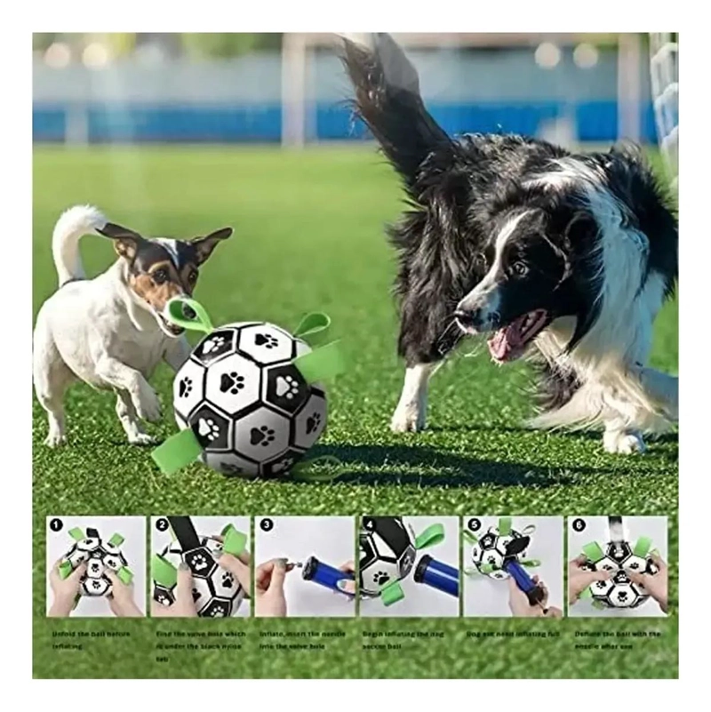 PELOTA INTERACTIVA PARA PERROS CON AGARRE Y FLOTANTE - 6