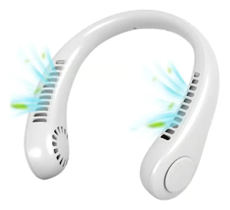 VENTILADOR PORTATIL DE CUELLO CON TRES VELOCIDADES Y USB - 3