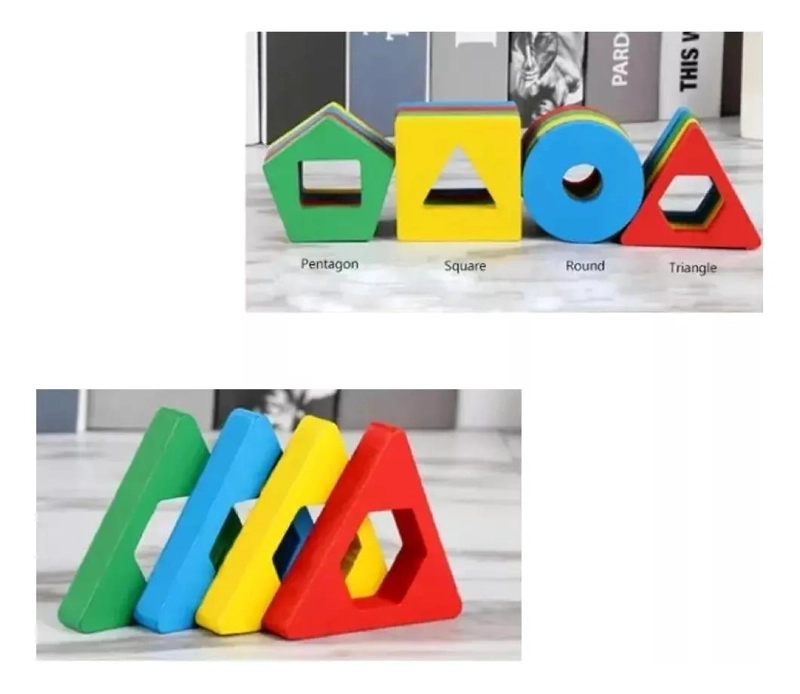 PACK DE 2 JUGUETES DE MADERA PARA DESARROLLO INFANTIL - 10