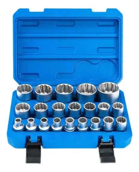 SET DE 21 DADOS POLIGONALES 8MM A 36MM - 6