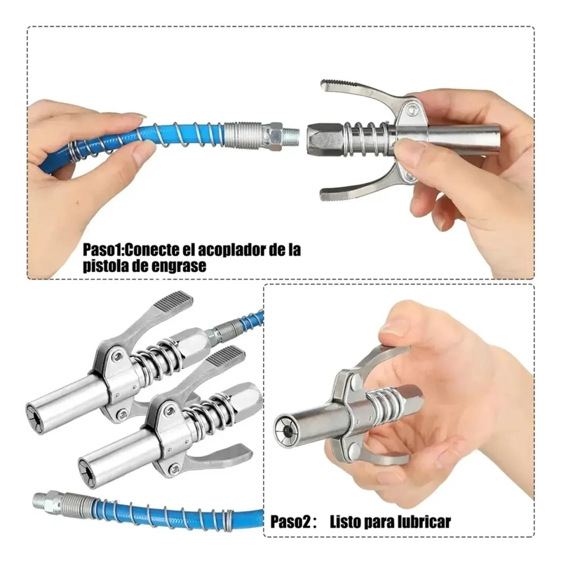 KIT DE ENGRASADOR NEUMATICO CON MANGUERA Y ACCESORIOS - 4