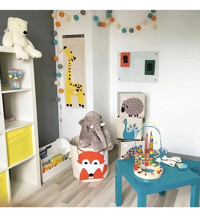 ORGANIZADOR DE PARED CON DISEÑO DE AVESTRUZ PARA JUGUETES Y MAS - 2