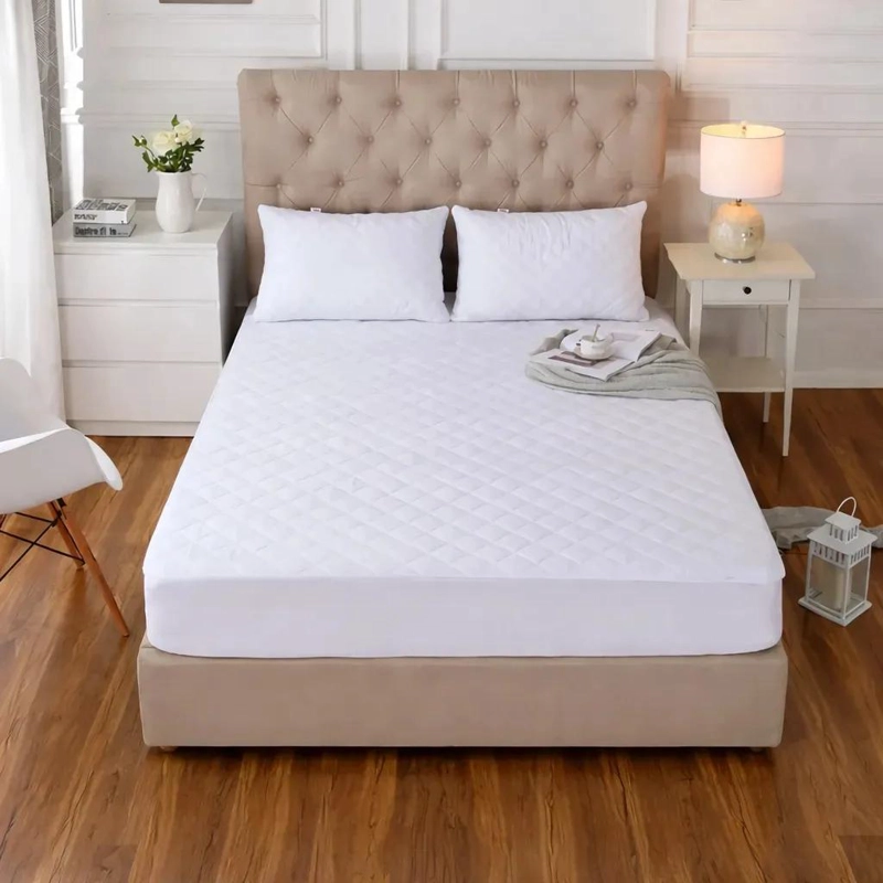CUBRE COLCHON IMPERMEABLE 2 PLAZAS Y FUNDAS ALMOHADAS - 1