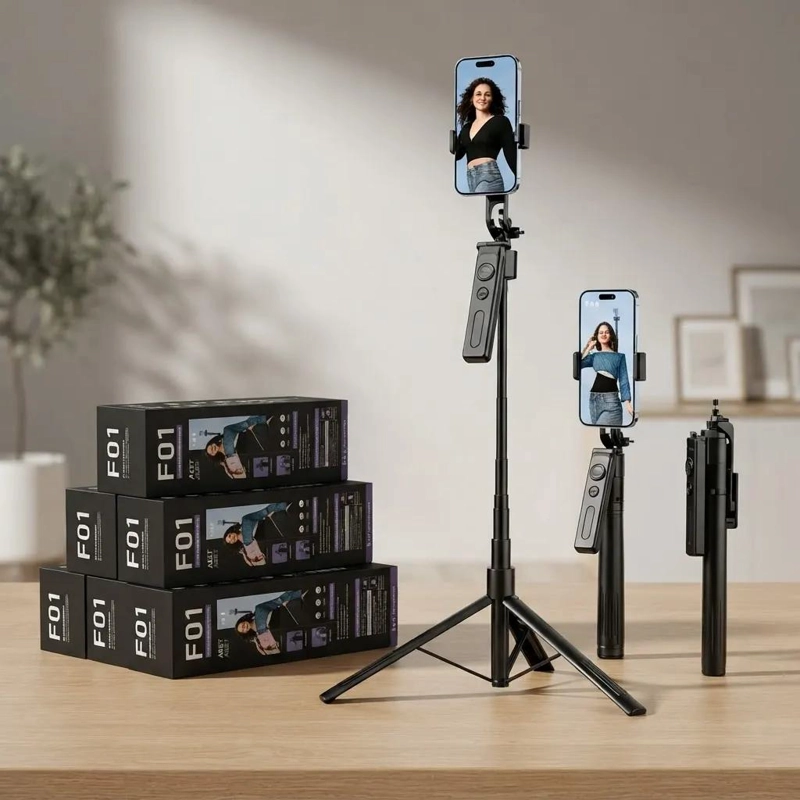 TRIPODE PLEGABLE BLUETOOTH CON SEGUIMIENTO AUTOMATICO - 1