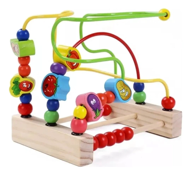 LABERINTO DIDACTICO DE MADERA PARA MOTRICIDAD INFANTIL - 1