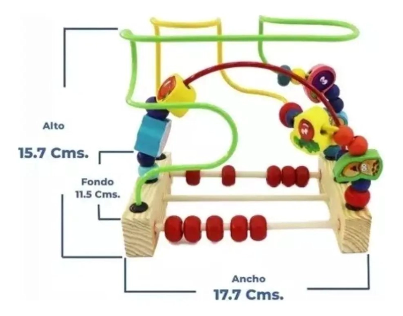 LABERINTO DIDACTICO DE MADERA PARA MOTRICIDAD INFANTIL - 4