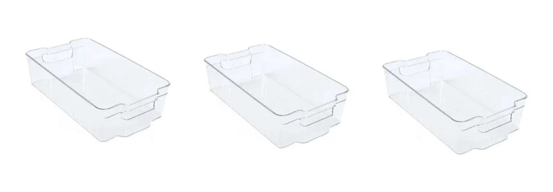 PACK DE 3 ORGANIZADORES PARA REFRIGERADOR Y COCINA - 1