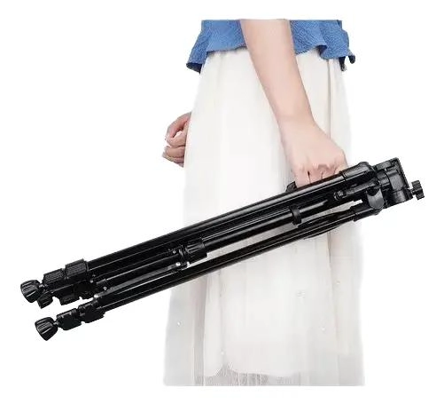 TRIPODE PROFESIONAL PARA CAMARA Y CELULAR 65-144 CM CON ACCESORIOS - 7