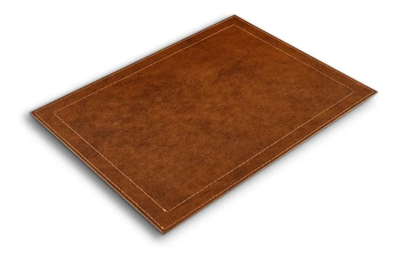 SET DE 4 INDIVIDUALES DE MESA EN ECOCUERO HABANO - 6