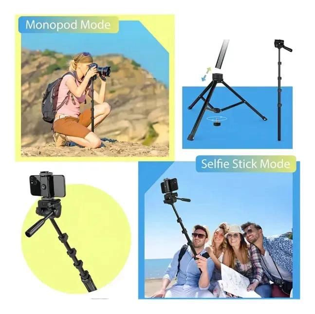 TRIPODE EXTENSIBLE PARA TELE FONO CON CONTROL REMOTO BLUETOOTH - 3