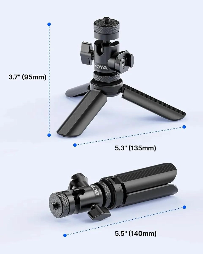 TRIPODE COMPACTO PARA MICROFONOS Y ACCESORIOS DE SOBREMESA - 2