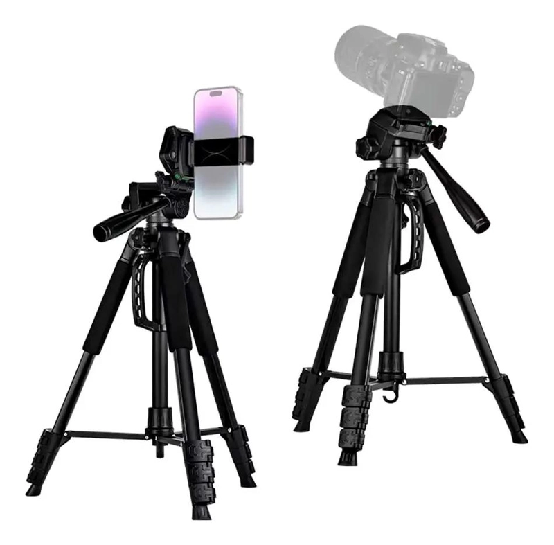 TRIPODE PROFESIONAL 1.9M PARA CAMARA Y CELULAR CON BLUETOOTH - 4