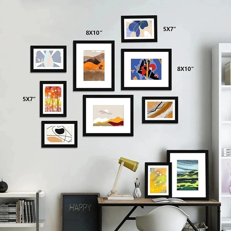 SET DE 5 MARCOS DE FOTO DECORATIVOS PARA PARED - 2