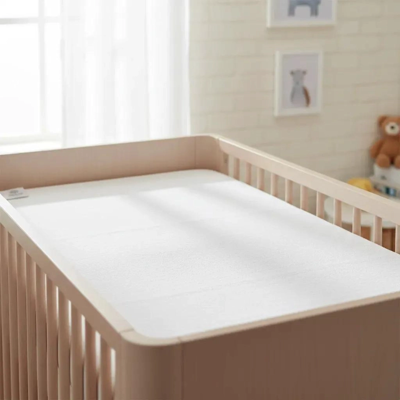 SABANILLA PROTECTORA IMPERMEABLE 100X120 CM PARA CUNA - 2