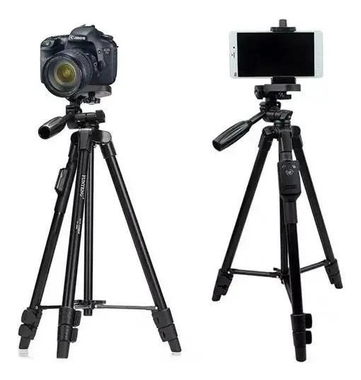 TRIPODE PROFESIONAL PARA CELULAR Y CAMARAS CON DISPARADOR BLUETOOTH - 5