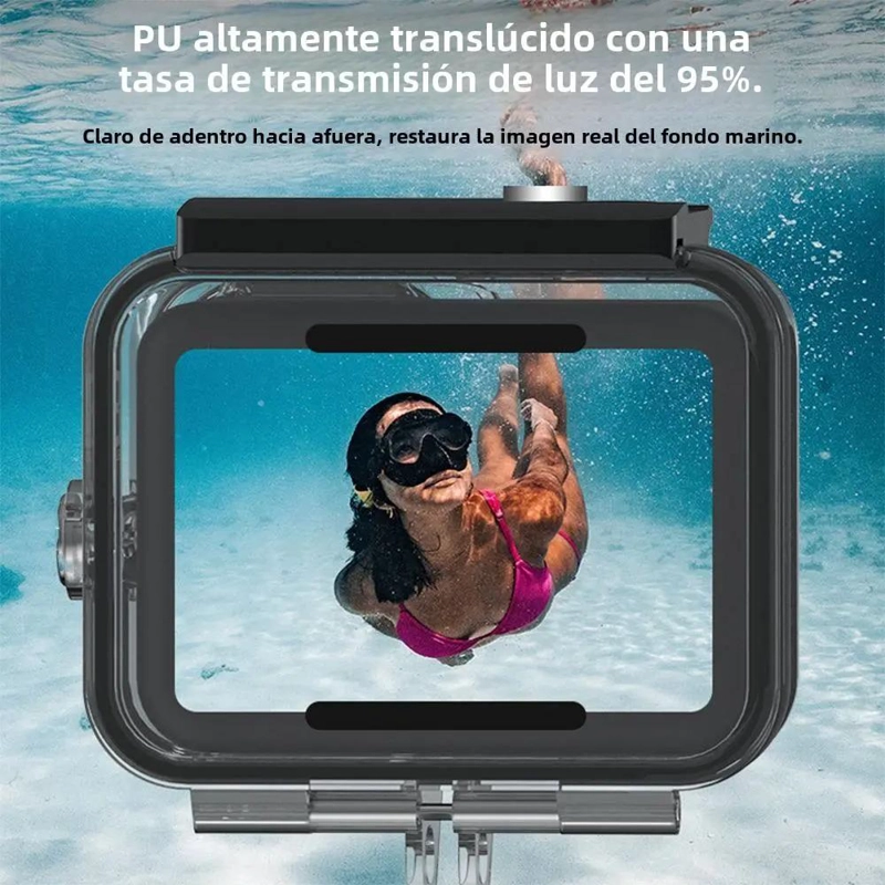 CARCASA SUMERGIBLE PARA CAMARAS GOPRO HERO 5, 6 Y 7 - 2