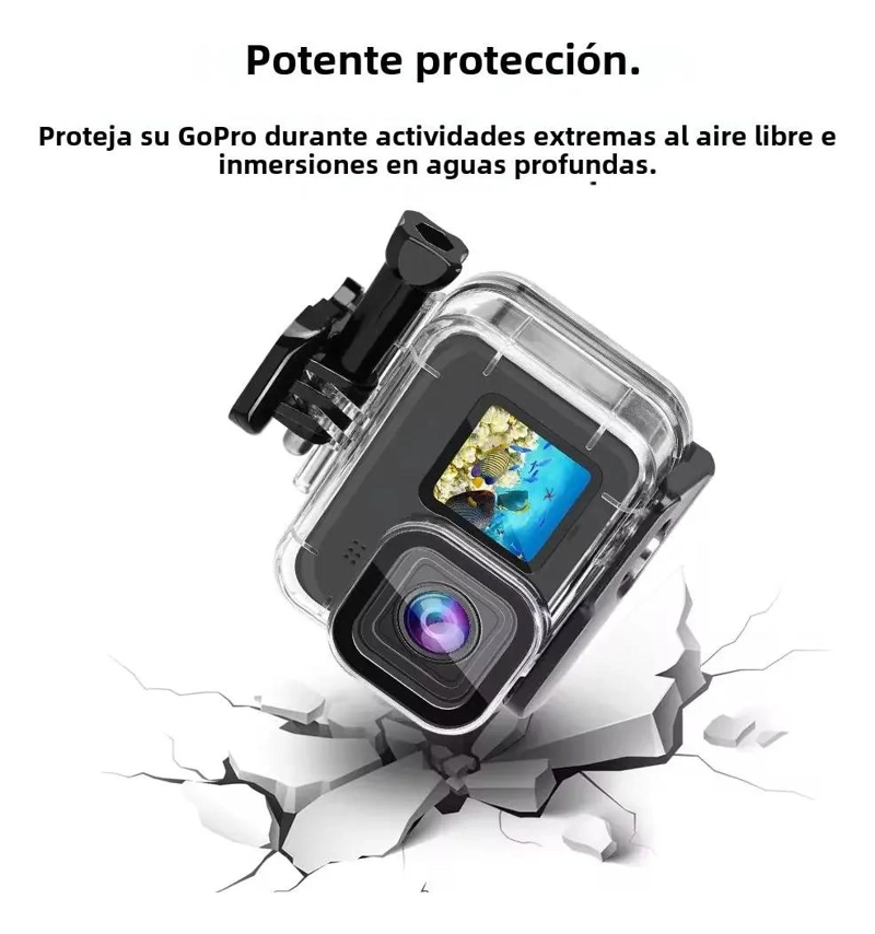 CARCASA SUMERGIBLE PARA CAMARAS GOPRO HERO 5, 6 Y 7 - 3