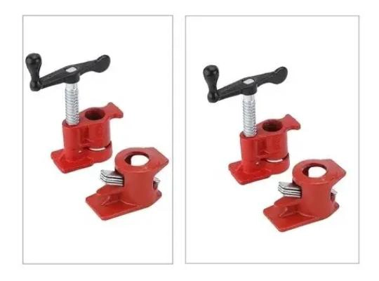 SET DE 2 PRENSAS SARGENTO DE TUBO 3/4 - 4