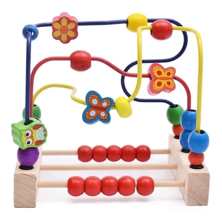 JUGUETE DIDACTICO DE MADERA CON FRUTAS PARA NIÑOS - 2