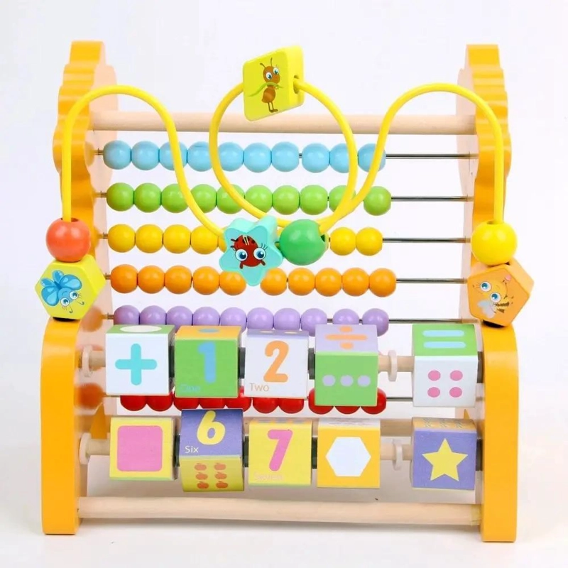 JUGUETE DIDACTICO DE MADERA PARA NIÑOS DE 1 A 3 AÑOS - 2