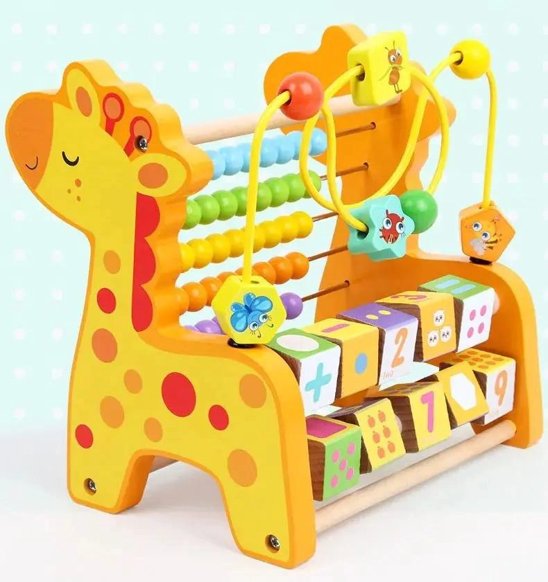 JUGUETE DIDACTICO DE MADERA PARA NIÑOS DE 1 A 3 AÑOS - 4