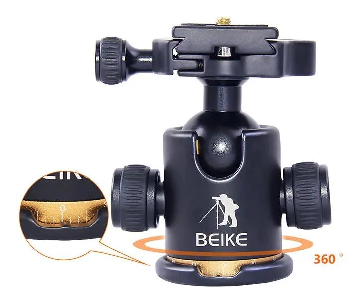 CABEZAL DE BOLA PARA TRIPODE CON ROTACION 360° Y NIVEL DE BURBUJA - 5