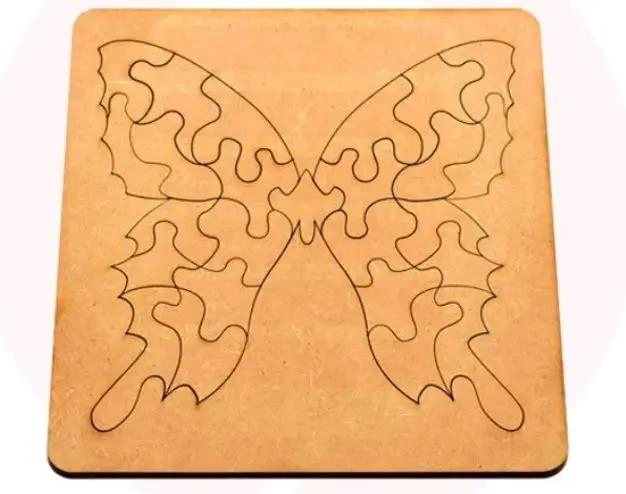 ROMPECABEZAS DE MADERA MARIPOSA COLA DE GOLONDRINA - 2