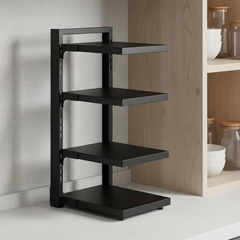 ORGANIZADOR DE COCINA VERTICAL PARA OLLAS Y SARTENES DE 4 NIVELES - 4