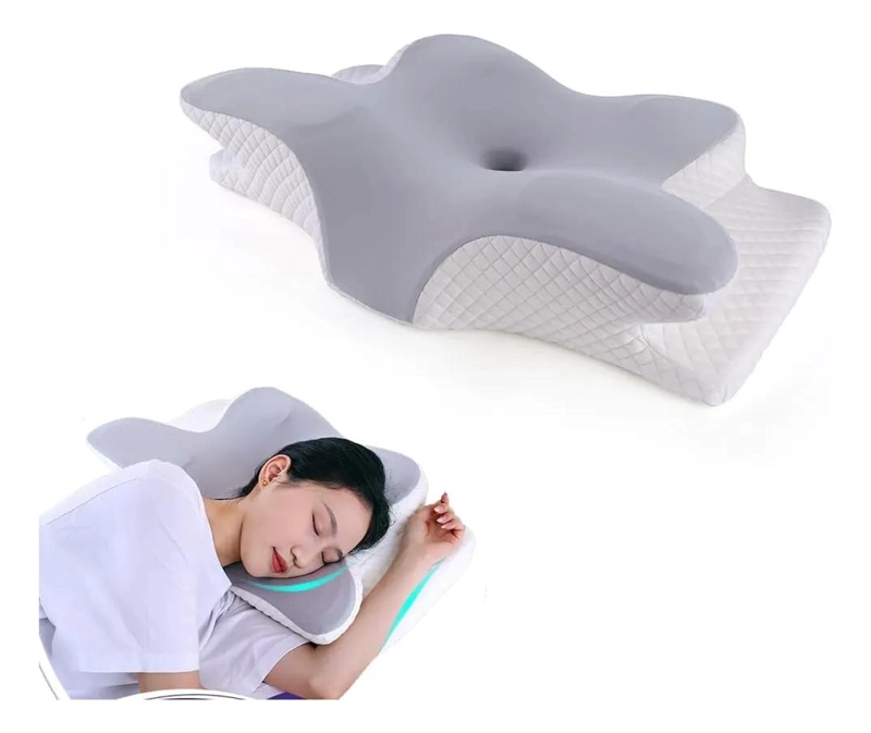 ALMOHADA ORTOPE DICA CERVICAL DE ESPUMA VISCOELASTICA PARA SOPORTE ERGONOMICO - 1