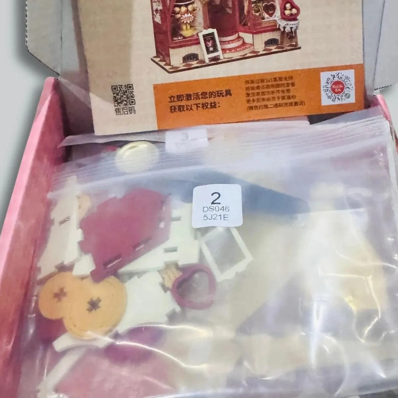 PUZZLE 3D CHOCOLATERIA EN MINIATURA PARA ARMAR - 1