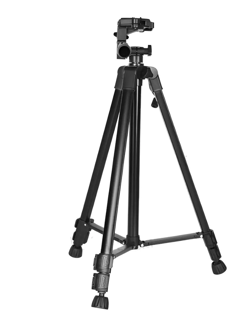 TRIPODE EXTENSIBLE DE ALUMINIO PARA CAMARAS Y CELULARES 1.40M - 1