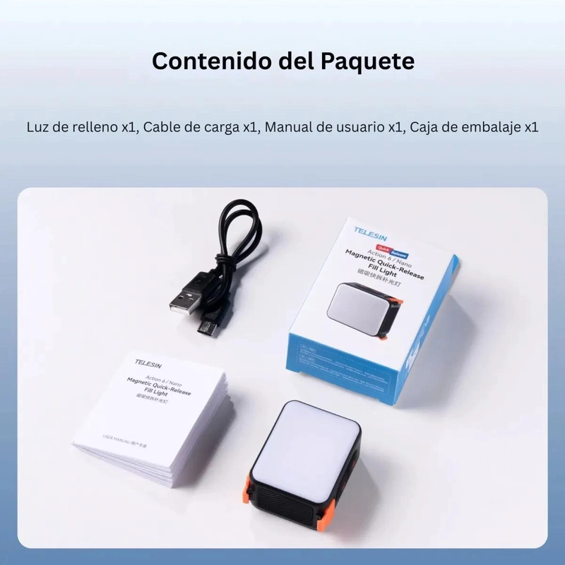 LUZ LED MAGNE TICA PARA MEJORAR ILUMINACION EN GRABACIONES - 7