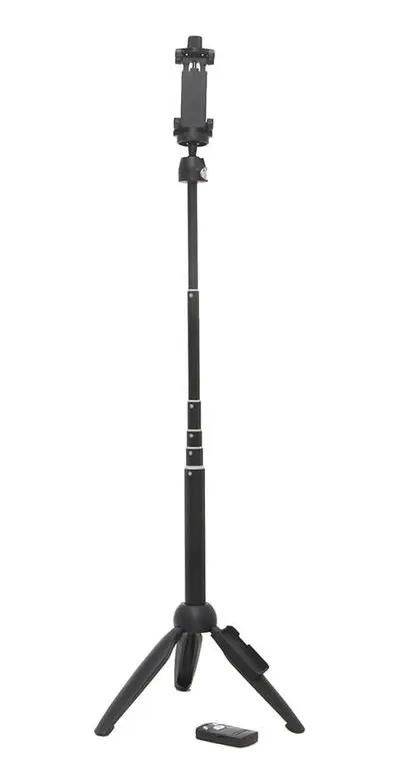 TRIPODE DE PISO AJUSTABLE CON CONTROL REMOTO PARA CELULARES - 2