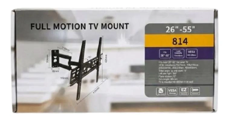 SOPORTE DE PARED ARTICULADO PARA TELEVISORES DE 26 A 55 PULGADAS - 6
