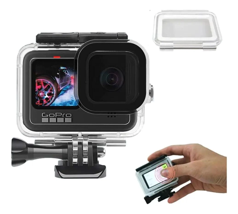 FUNDA IMPERMEABLE PARA GOPRO HERO 9 Y 10 HASTA 20 METROS - 1