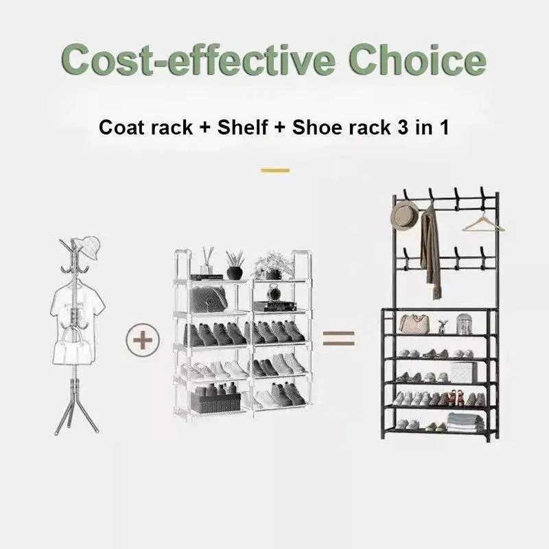 ORGANIZADOR COLGADOR DE ZAPATOS Y ROPA 4 NIVELES 80CM - 3