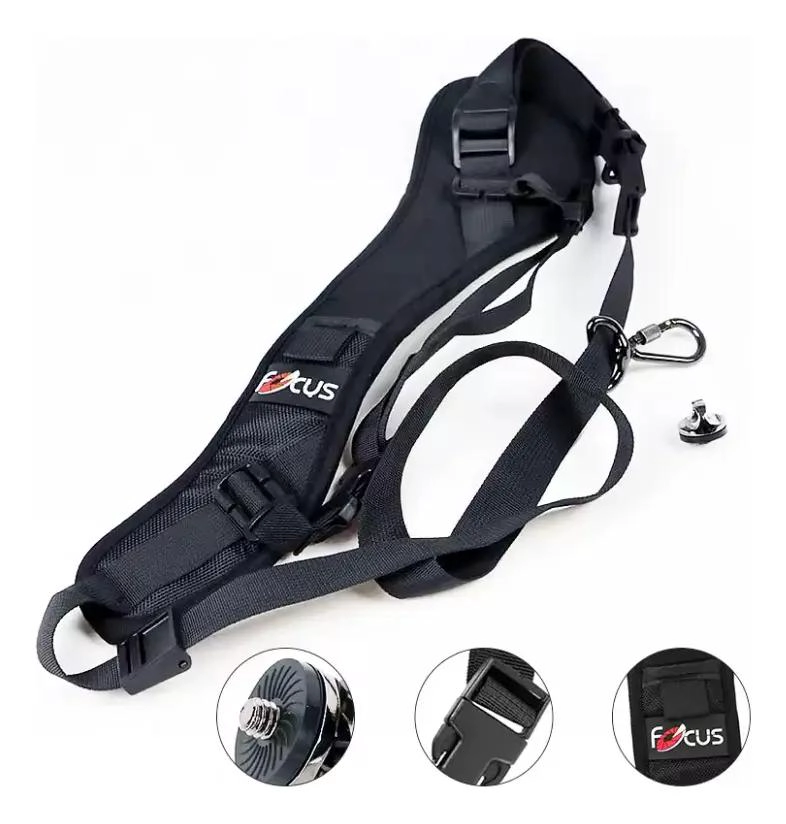 CORREA DE HOMBRO RAPIDA PARA CAMARA DSLR NEGRA - 7