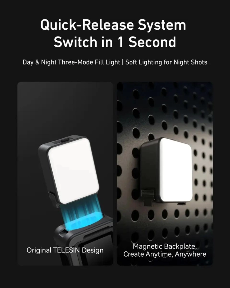 MINI LUZ DE RELLENO MAGNE TICA IMPERMEABLE PARA CAPTURAS NOCTURNAS - 8