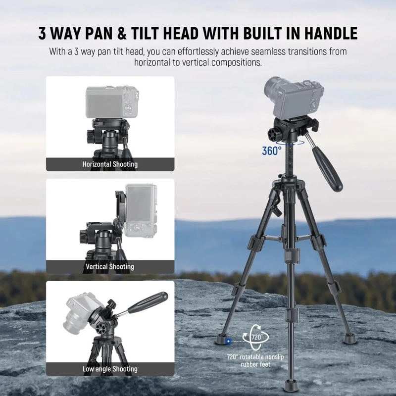 MINI TRIPODE DE ESCRITORIO PARA CAMARAS Y TELE FONOS CON CONTROL REMOTO - 3