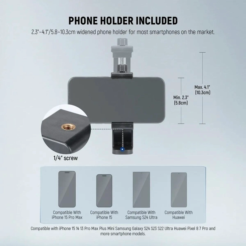 MINI TRIPODE DE ESCRITORIO PARA CAMARAS Y TELE FONOS CON CONTROL REMOTO - 5
