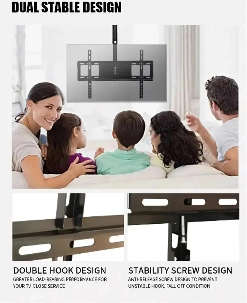 SOPORTE DE PANTALLA PARA TECHO DE 26 A 60 PULGADAS - 3