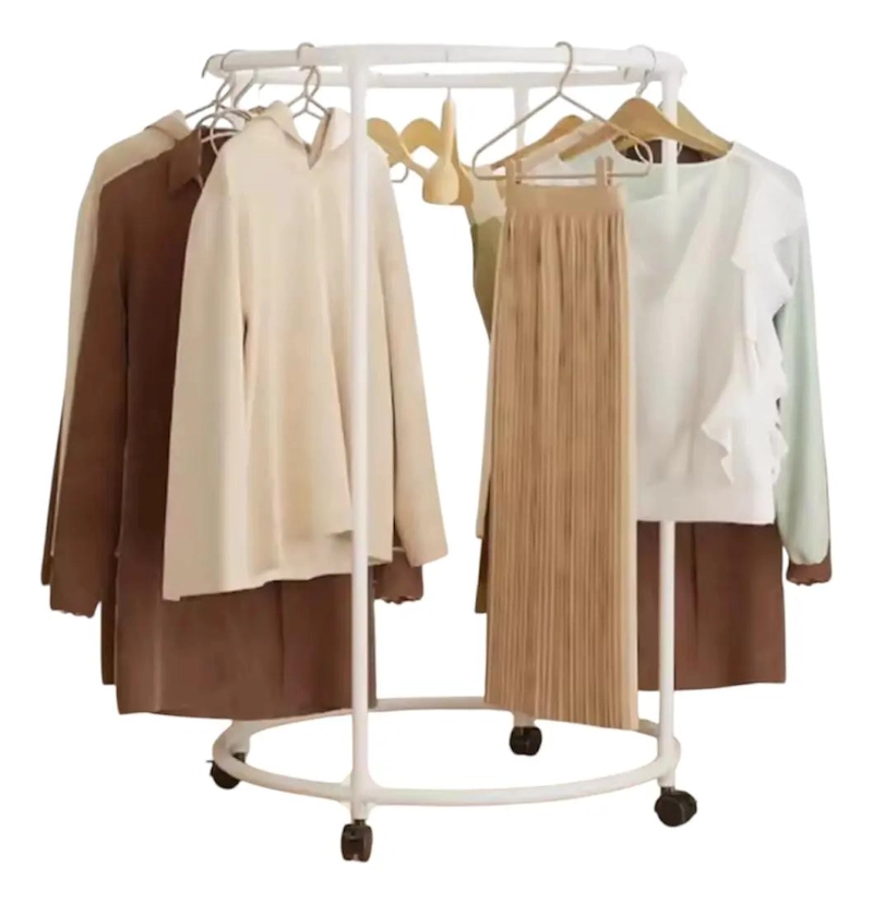 PERCHERO GIRATORIO ORGANIZADOR COLGADOR DE ROPA MODERNO - 1