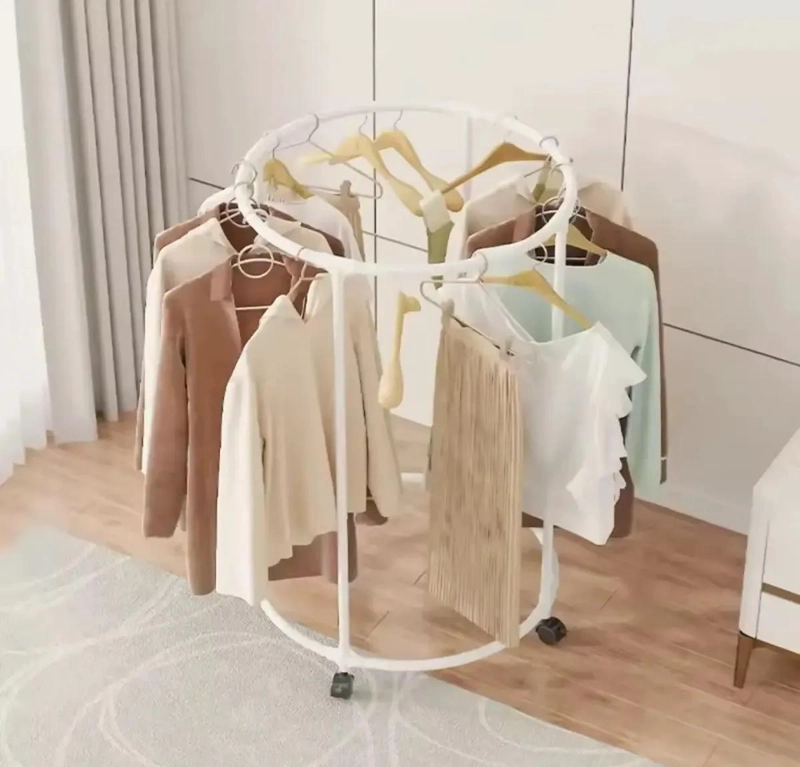 PERCHERO GIRATORIO ORGANIZADOR COLGADOR DE ROPA MODERNO - 2