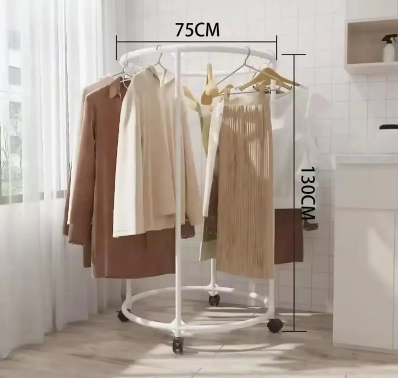 PERCHERO GIRATORIO ORGANIZADOR COLGADOR DE ROPA MODERNO - 4