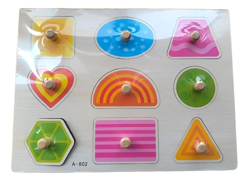 PACK DE 4 JUEGOS DIDACTICOS DE MADERA PARA NIÑOS - 6