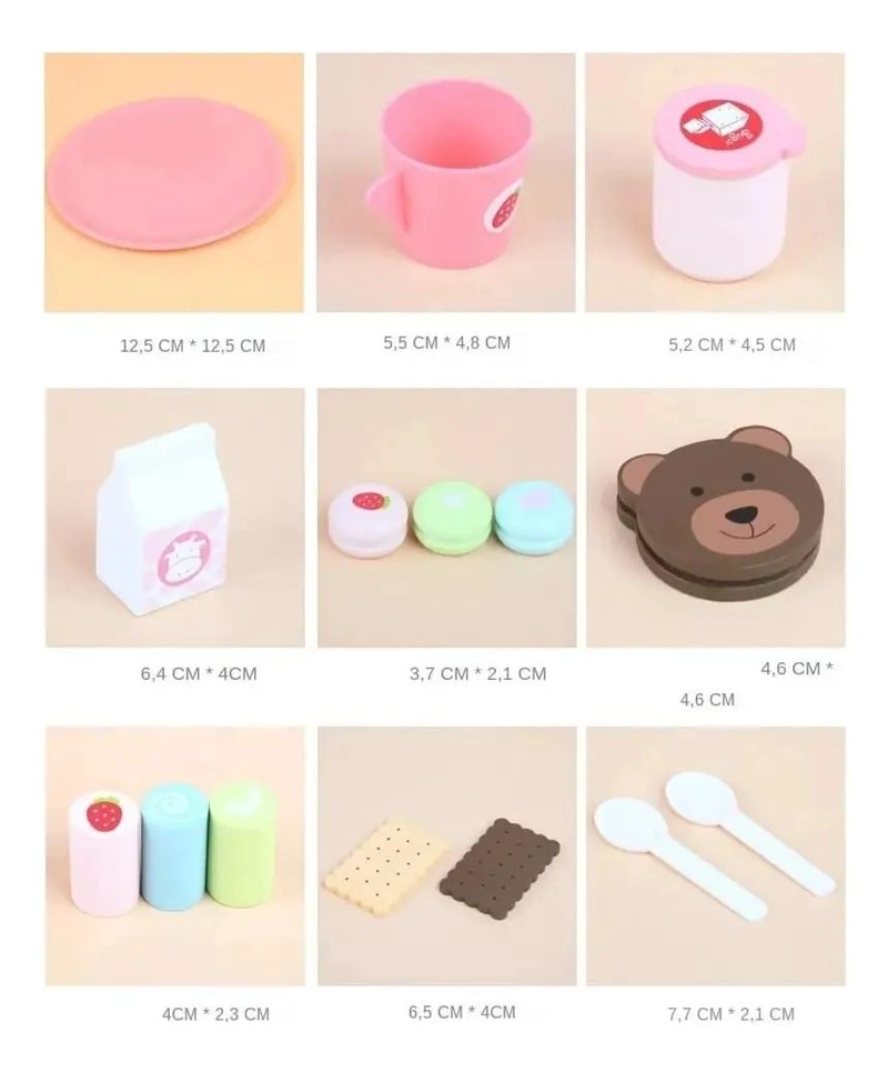 CAFETERA DE MADERA PARA NIÑOS JUEGO DE ROL EDUCATIVO - 6