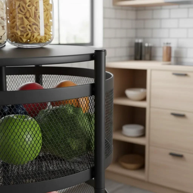 CARRITO ORGANIZADOR GIRATORIO 5 NIVELES PARA COCINA Y HOGAR - 6